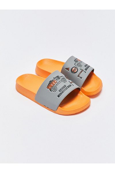 LC Waikiki Boy's Slippers - LCW STEPS, Single Striped and Printed