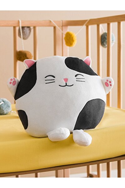 LC Waikiki LCW HOME Pelüş Dolgulu Kedi Bebek Kırlent 34 Cm W3IE22Z1