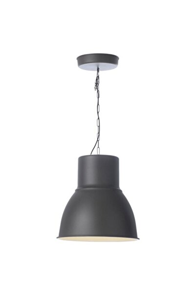 IKEA Hektar Sarkıt Lamba Koyu Gri, Tavan Lambası, 47 Cm
