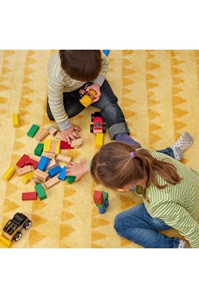 IKEA Underhalla Ahşap Oyun Küpleri Çok Renkli - 40 Parça