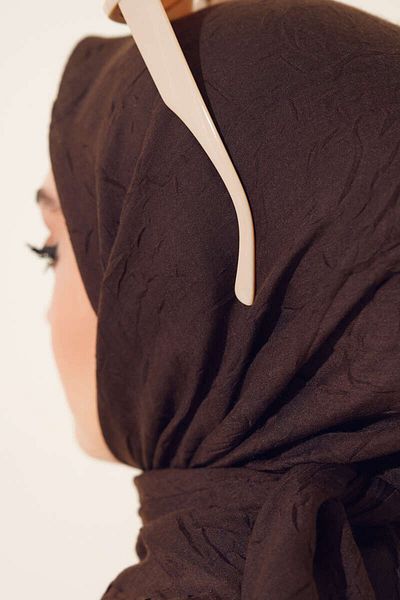 m moon scarf Bitter Brown Premium Bamboo Crotch Scarf