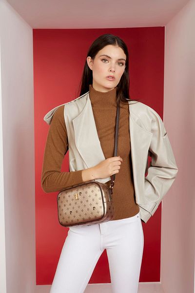 Pierre Cardin Geantă de umăr pentru femei Monogram auriu 05PO22Y1538