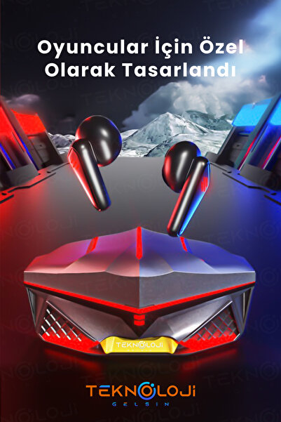 Teknoloji Gelsin Işıklı Kablosuz Bluetooth Kulaklık Oyuncu Kulaklığı Rgb Profesyonel Ses Kalitesi