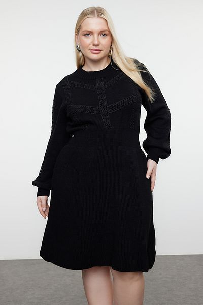 MANGO Black Women Plus Size Dresses Styles Prices Trendyol