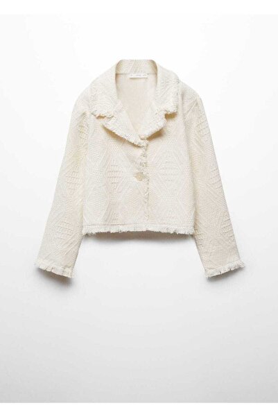 MANGO Kids Ecru Jacket for Kids