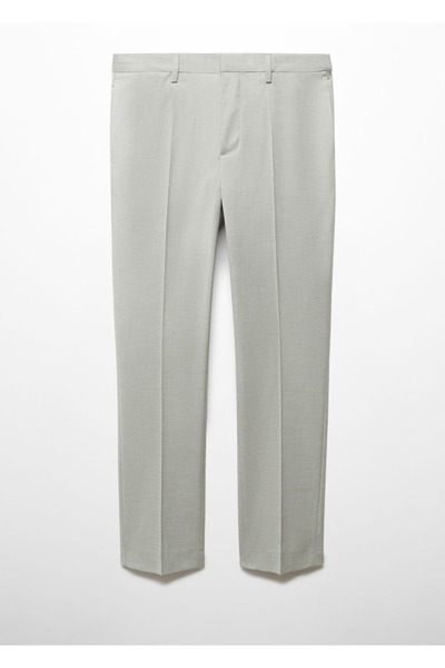MANGO Man Süper slim fit streç kumaştan kumaş pantolon
