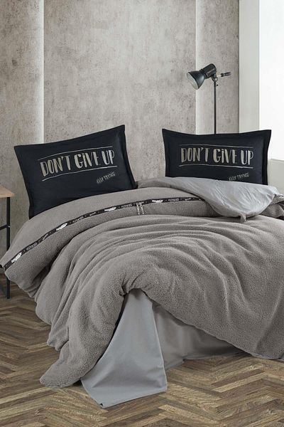 Zeynep Tekstil Set de husă de pilota Clasy Welsoft 100% bumbac - Life Is