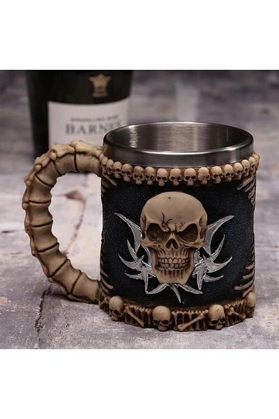 Hediye Vakti Pirates of the Caribbean Skull Skeleton Design Mug Cup