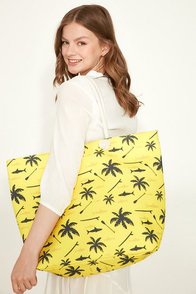 C&City Y2670-19 Strandtasche für Damen - Mehrfarbig