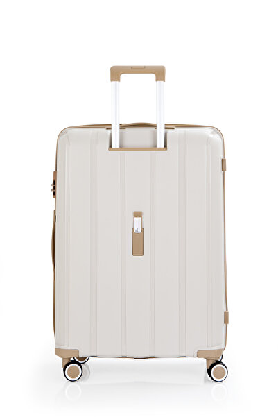 MÇS Mçs V305 Ultra Hafif Plastik Materyal  Polipropilen Kabin Boy Valiz V305 55 CM