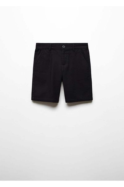 MANGO Kids Slim Fit-Bermudashorts aus Baumwolle