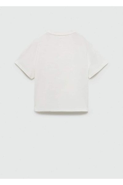 MANGO Kids Κέντημα Λεπτομερές T-Shirt