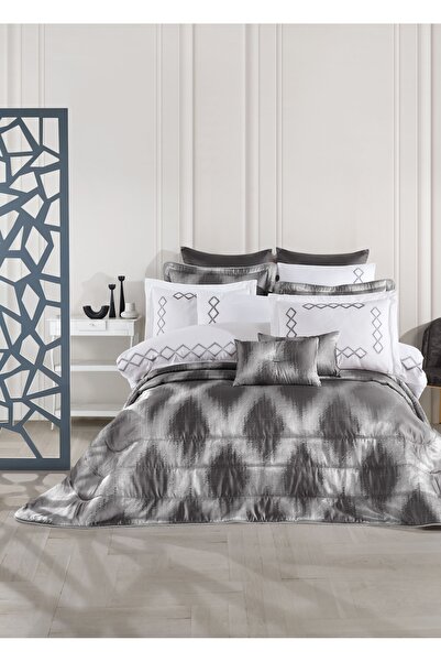 Dantela Rimma Jakarlı Elyaflı Yatak Örtüsü Takımı