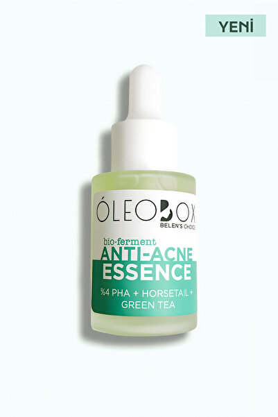 Oleobox Bio-Ferment Anti-Acne Essence ( %4 PHA + Horsetail + Green Tea) - 30 ML