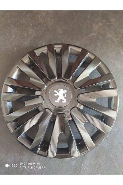AK JANT Peugeot 206 14 Inç Siyah Kırılmaz Jant Kapağı 4 Adet