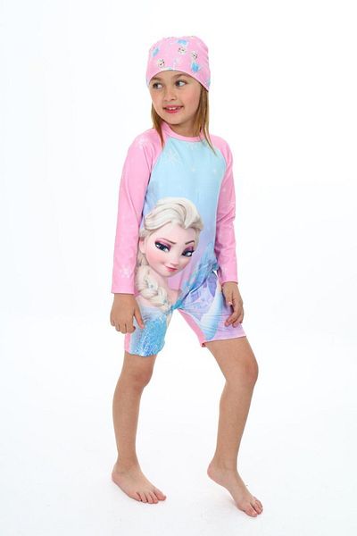 mikam New Season - Children's Long Sleeve and Zippered Sun Protection Swimsuit