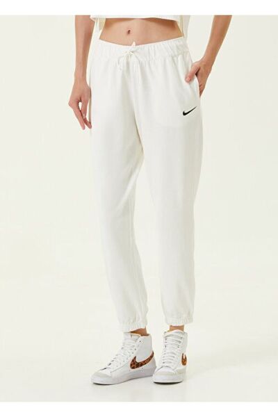 Nike Sportswear Statement Jersey Easy Krem Kadın Eşofman Altı