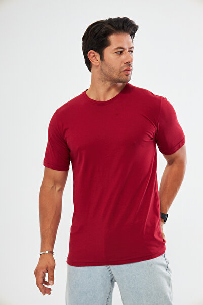 pandy Tricou compact unisex 100% bumbac cu decolteu - Potrivire standard