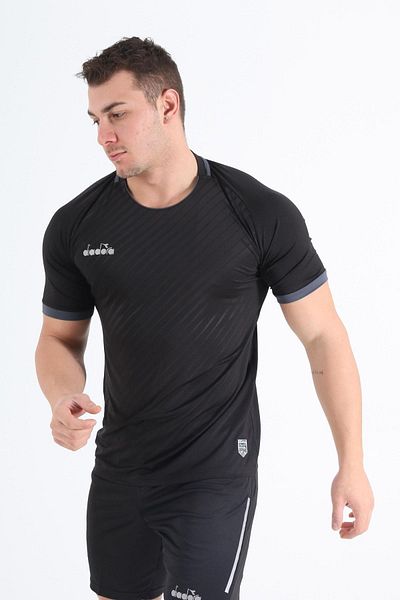 Diadora Μαύρο T-shirt Elite Training