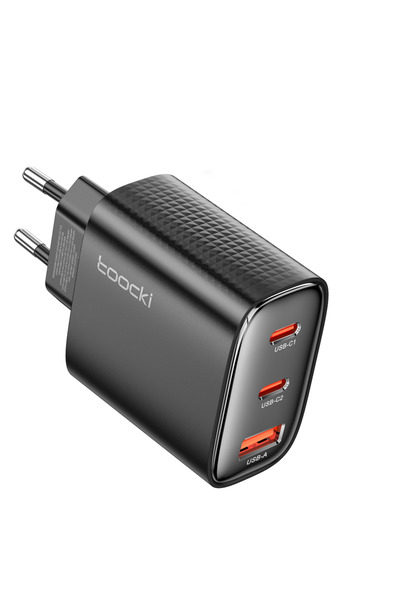 Toocki 40W Gan USB Şarj Tipi C Qc 4.0 Hızlı Şarj Çift Tip C Hızlı Şarj Mac/Ai...