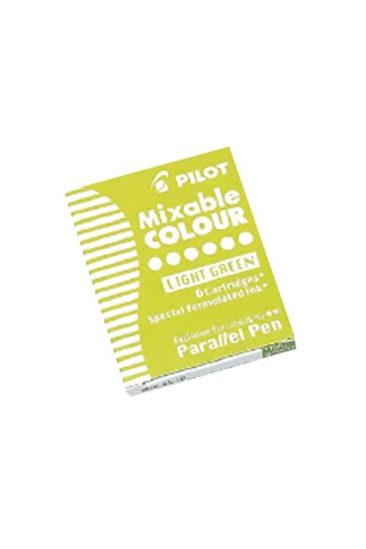 Pilot Parallel Pen  Mürekkep Kartuş - Renk : Açık Yeşil 6 ad