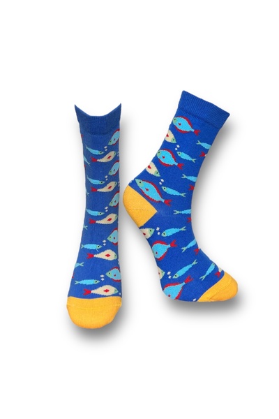 Mevo Single Unisex Fish Socks