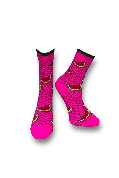 Mevo Watermelon Patterned Unisex Socks