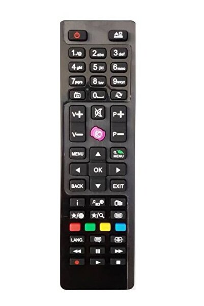 FRANKEVER VESTEL-SEG-REGAL RC4849 RM-L260 Uyumlu  MİNİ MOR TUŞLU LCD-LED TV K...