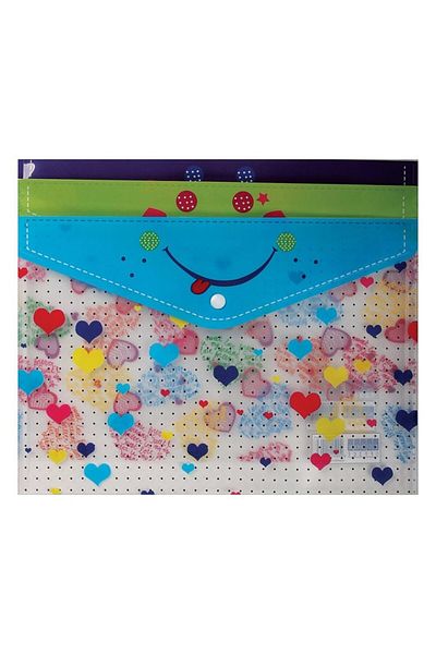Südor 6 Pieces of Love with File Pattern and Snap Fasteners
