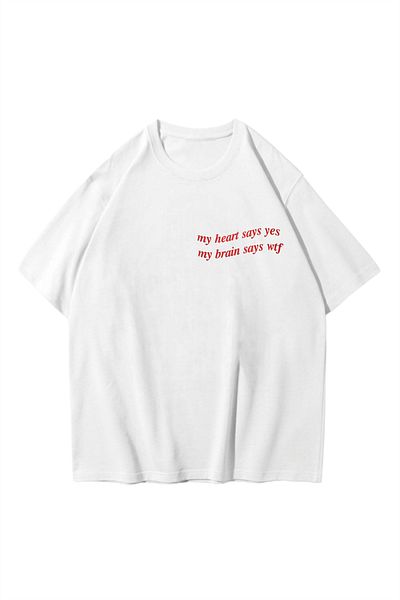 Carpe My Heart Yes My Brain Wtf Tricou oversize
