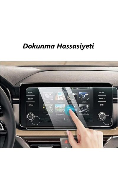 Engo Skoda Kamiq MK 2024 - 8.25 inch Multimedia Screen Protector