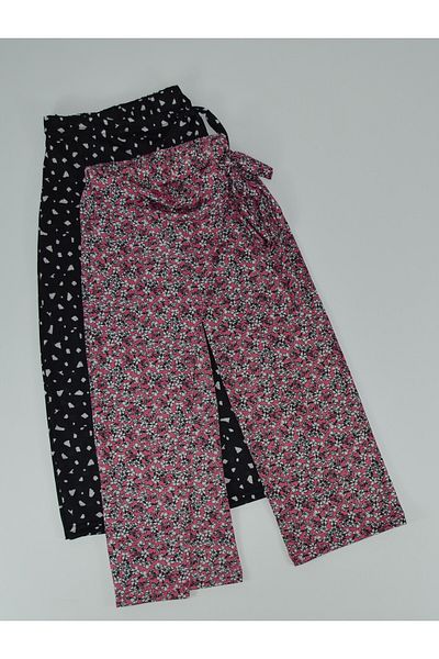 Kidiba Seasonal Patterned 2-Piece Shalwar Set with Front Cover for 4-15 Years Old Girls