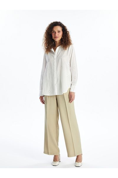 LC Waikiki Bequeme, vorgeformte Damenhose mit elastischem Bund