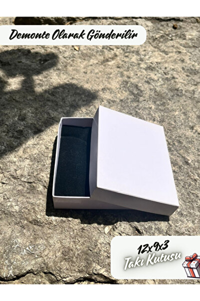 Fatih Kutu 12x9x3 - Lila Renk Süngerli Takı Kutusu [ Demonte 25 Adet]