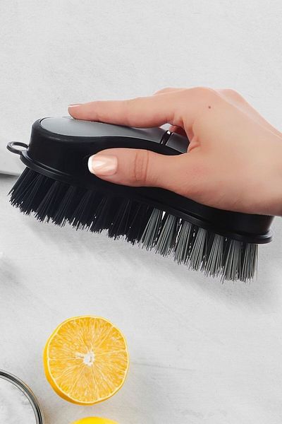 Buffer Practical Ergonomic Car Cleaning Brush - Hard Brush, Carpet Rug Seat Sofa