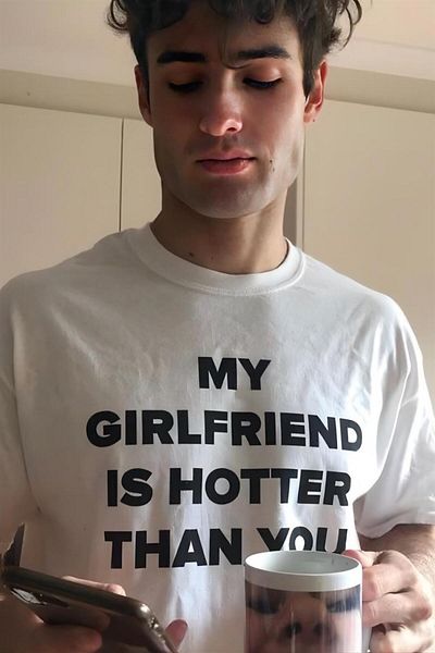 Carpe Μπλουζάκι My Girlfriend Oversize