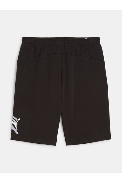 Puma شورت تدريب رياضي للرجال، أسود