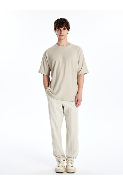 LC Waikiki Ανδρικό T-shirt με λαιμόκοψη με κοντό μανίκι