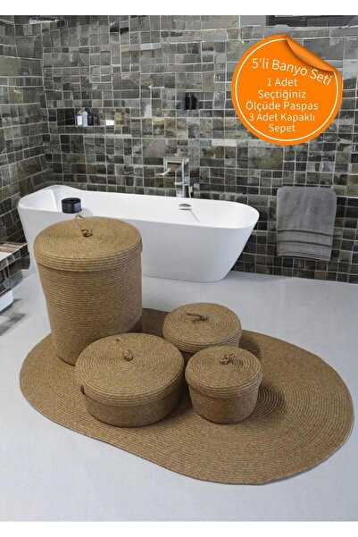 HomeTurko Jüt, Banyo Paspas Takımı, Bohem Tarzı Banyo Takımı, İskandinav Pasp...