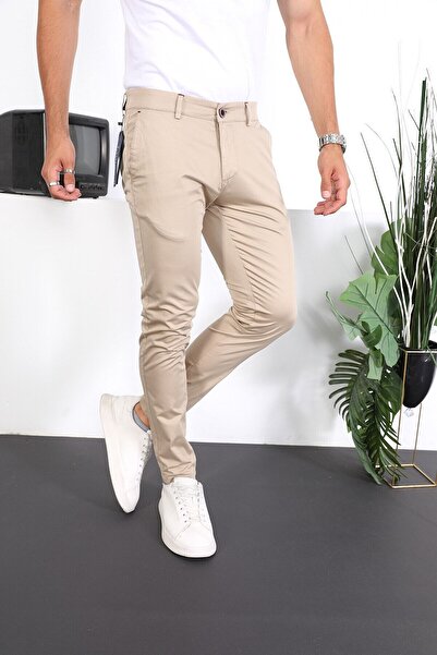 ENZİM JEANS Erkek Slim Fit Chino Pantolon Lennberg