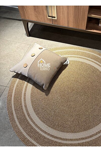 HomeTurko Moderin, Hasır, Jüt Desenli, Naturel, Jüt Dekoratif, Kilim, Salon,m...