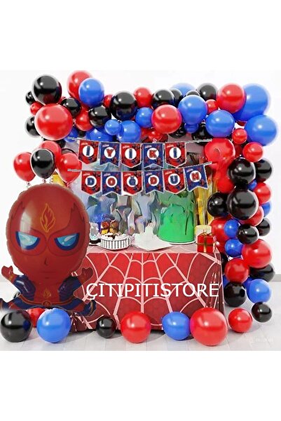 DÜVENCİ TİCARET Spiderman Spiderman - Set de baloane pentru ziua de naștere