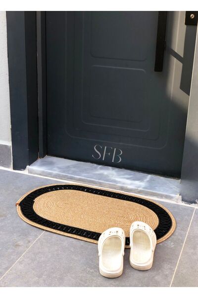 HomeTurko Jüt Kapı Önü Paspası, Bohem Tarzı Paspas, Yıkanabilir, Kapı Önü Paspası, Modern Paspas, Çift Taraflı