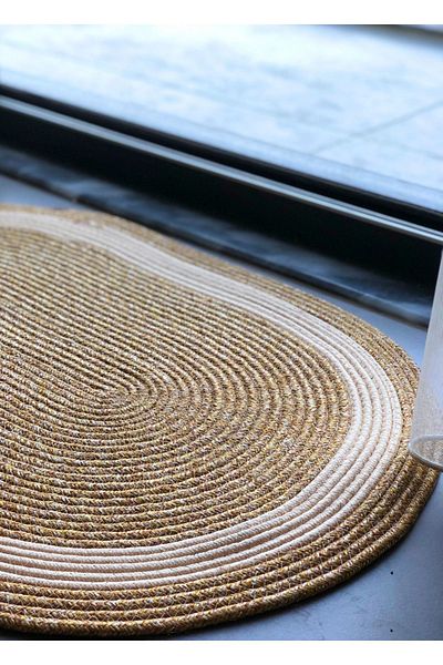 HomeTurko Jute, Patterned Doorstep, Doormat, Bathroom Mat, Balcony Mat / Gift, Houseware
