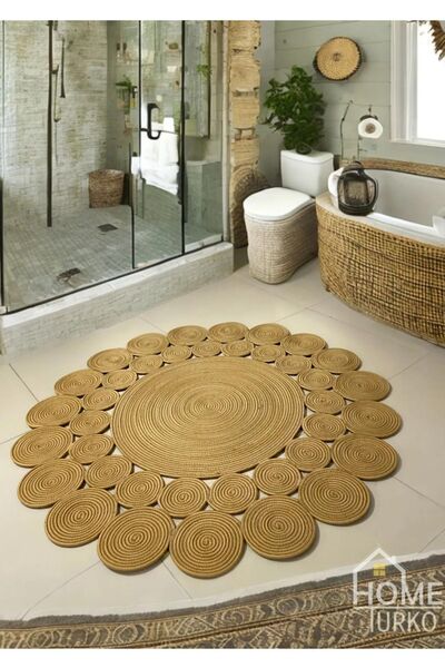 HomeTurko Jüt Kilim, Paspas, Mutfak Halısı, Banyo Paspası, Kilim, Halı, Oturm...