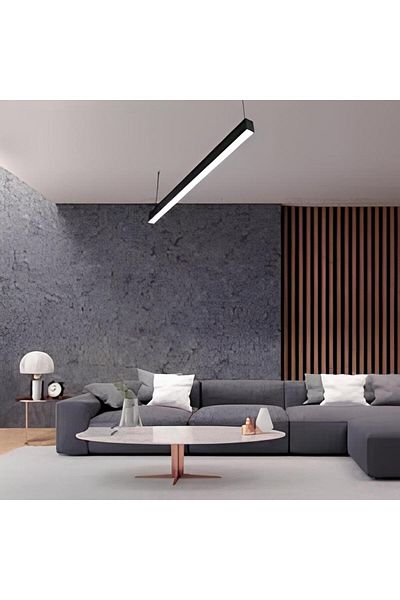 Ensa Modern Led Chandelier 100CM - Daylight Linear Luminaire