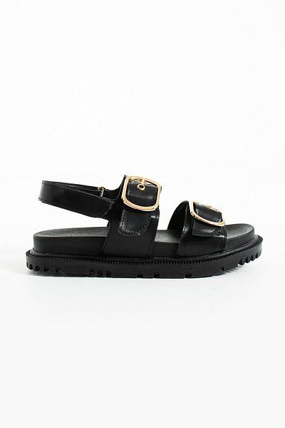 DUXAL SHOES Papuci plat - Sandale cu catarama