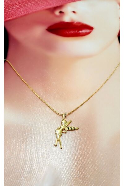 WONDER TOUCH Kadın Melek Sayısı,777 Sayısı,ters Yüz Neşe Kolyesi,aşk Sayısı,ş...