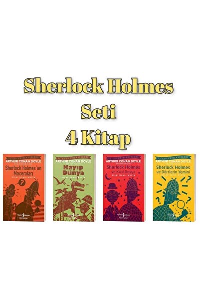 TÜRKİYE İŞ BANKASI KÜLTÜR YAYINLARI Sherlock Holmes Seti - Gençlik Kitapları
