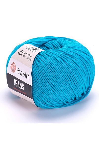 Yarnart Τζιν Amigurimi & Motif Πλεκτό Χειροποίητο Σχοινί - 55 Τυρκουάζ